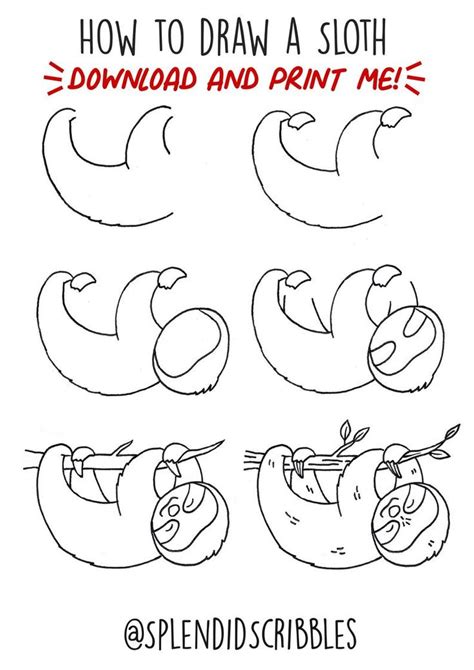 How To Draw Printable Drawing Guides Step By Step Digital Etsy In