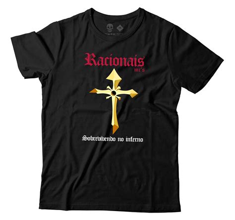 Camiseta Racionais Sobrevivendo No Inferno Camisa Rap Elo