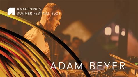 Adam Beyer Awakenings Summer Festival 2023 YouTube