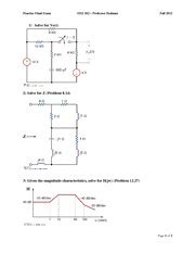 Practice Final Exam Solution Eee Practice Final Exam Eee