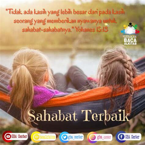 Sahabat Terbaik Yohanes Tb Gerakan Baca Alkitab