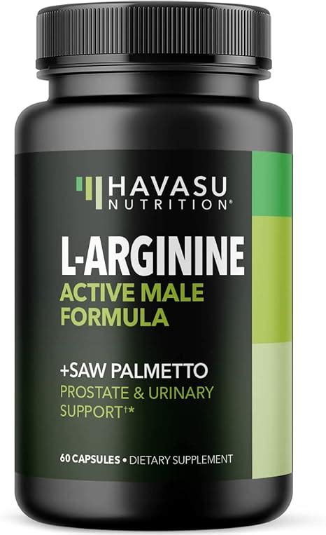 Amazon L Arginina Saw Palmetto Para Hombres Con Mezcla De