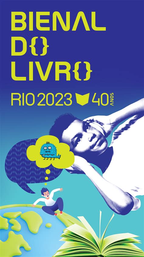 Bienal do Livro Rio divulga identidade visual em diálogo as