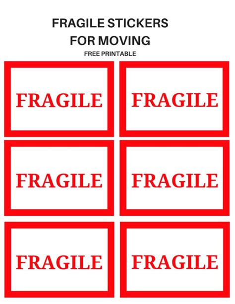 Moving Labels Free Printable Simple Mom Review Moving Labels