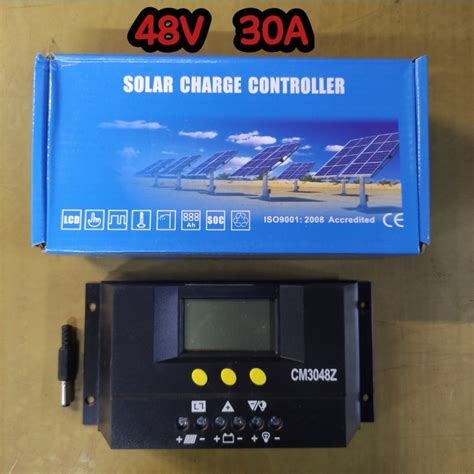 Jual Solar Charge Controller 30A 48V SCC PWM Panel Surya 48V 30A