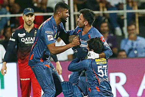 Rcb Vs Lsg Highlights Lucknow Super Giants Won On The Last Ball In An