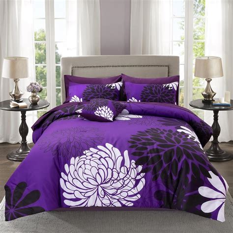 A Nice Night Floral Chic Comforter Set Queen Size Boho