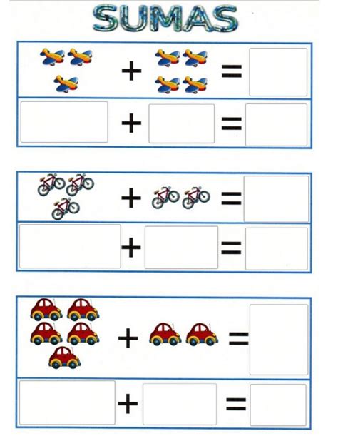 Sumas exercise for EDUCACIÓN INFANTIL Cards Playing cards