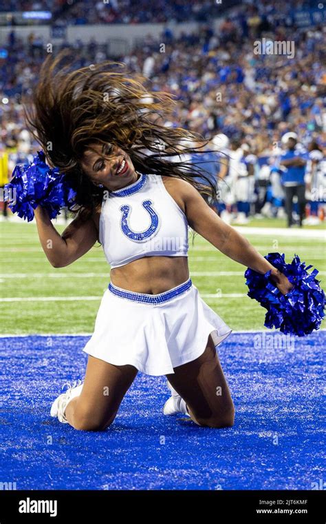 August 27 2022 Indianapolis Colts Cheerleaders Perform During Nfl