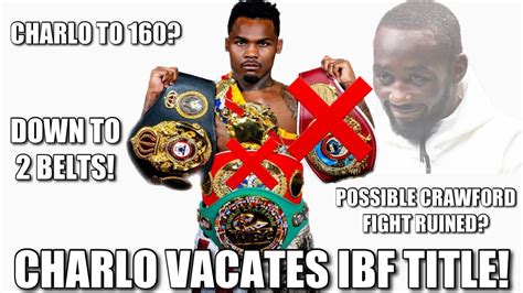 Jermell Charlo Vacates His Ibf Title Only Has Belts Left Possible