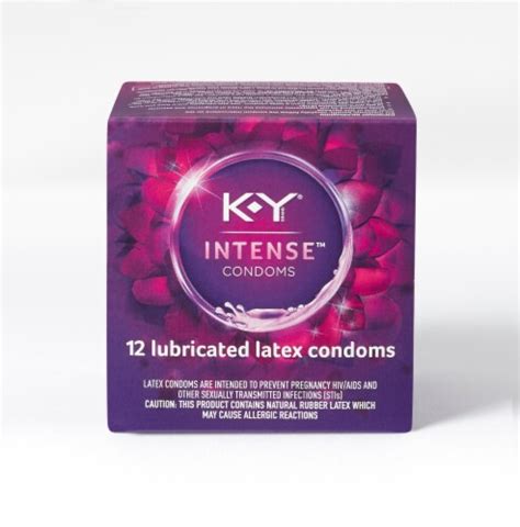 K Y Intense Lubricated Latex Condoms 12 Ct Fred Meyer