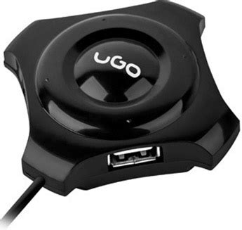 UGO Uhu 1689 Maipo Hu50 4 Ports USB 2 0 HUB Black Usb Hub PER 586097