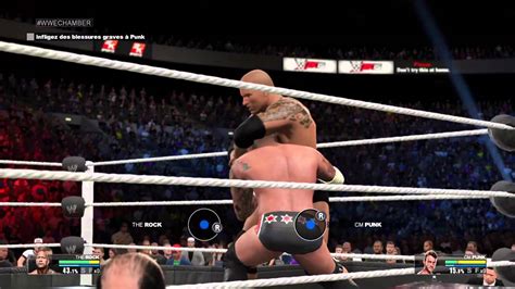 WWE 2K15 Part 88 2k Showcase CM Punk Vs The Rock Elimination