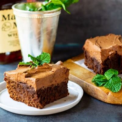 Mint Julep Brownies Spicy Southern Kitchen