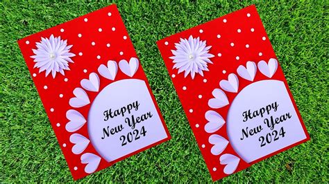 New Year Greeting Card Making Happy New Year Card How To Make