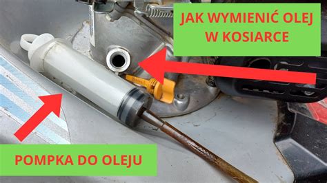 Wymiana oleju w kosiarce pompka do oleju własnej roboty YouTube