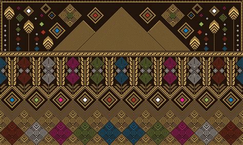 Patrones Del Songket De La Tribu Sasak Vector En Vecteezy