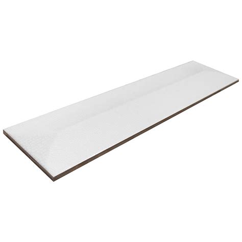 Colorplay Inflex White X D Glossy Crackled Ceramic Tile Tilebar