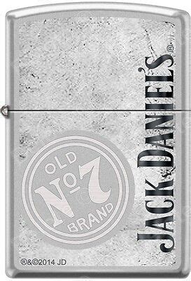 Zippo Jack Daniel S Daniels Old No Satin Chrome Windproof Lighter