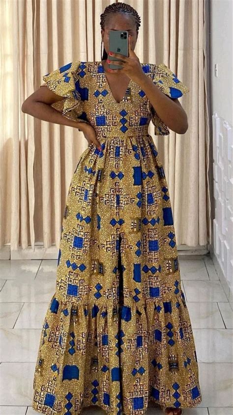 Pin By Africhic Collections On Mes Robes African Dress African