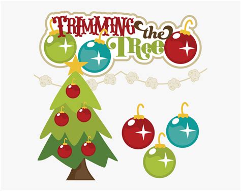 Christmas Tree Trimming Clip Art , Free Transparent Clipart - ClipartKey