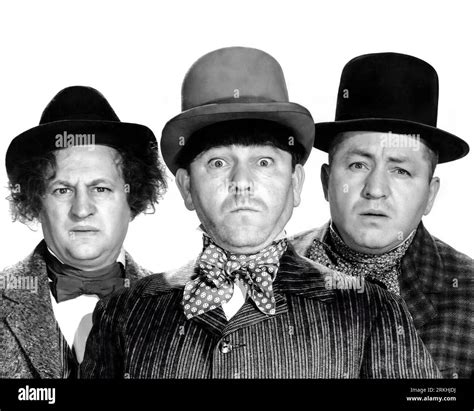 Moe Howard Larry Fine Curly Howard And The Three Stooges In Uncivil