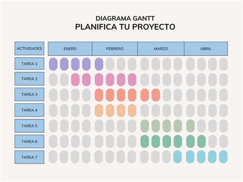 Plantillas De Diagrama De Gantt Online Gratis Canva