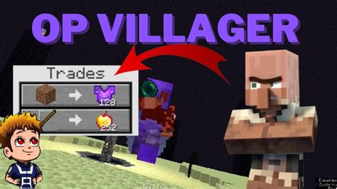 Minecraft But Villagers Trade Op Items Youtube