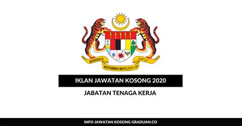 Permohonan Jawatan Kosong Jabatan Tenaga Kerja Portal Kerja Kosong