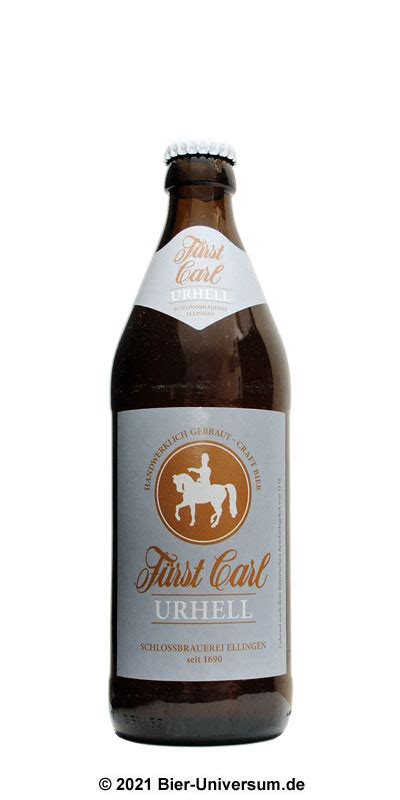 Schlossbrauerei Ellingen Fürst Carl Urhell Bier Universum