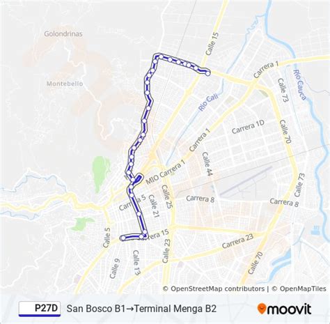 Ruta P D Horarios Paradas Y Mapas San Bosco B Terminal Menga B