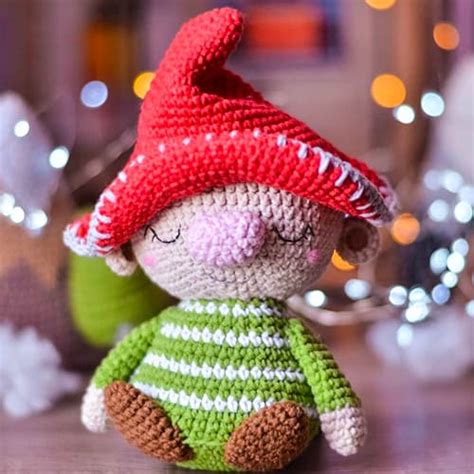 Gnomo Amigurumi Receita de PDF Grátis