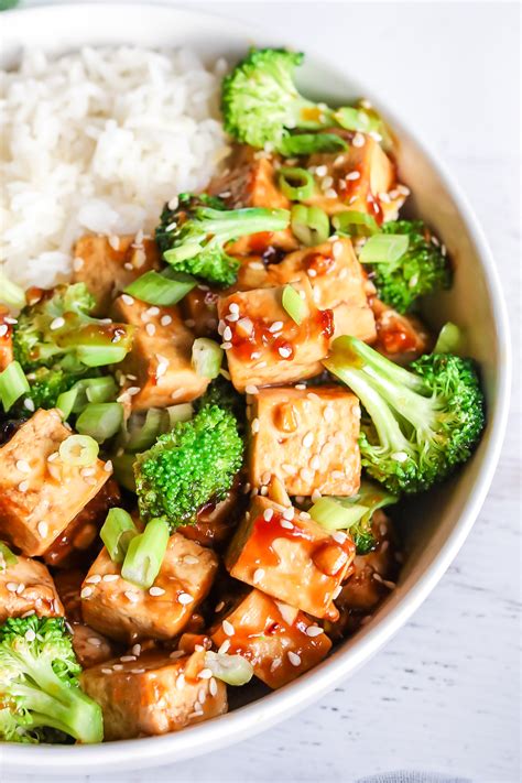 Teriyaki Tofu Stir Fry With Broccoli Minute Recipe Easy Vegan