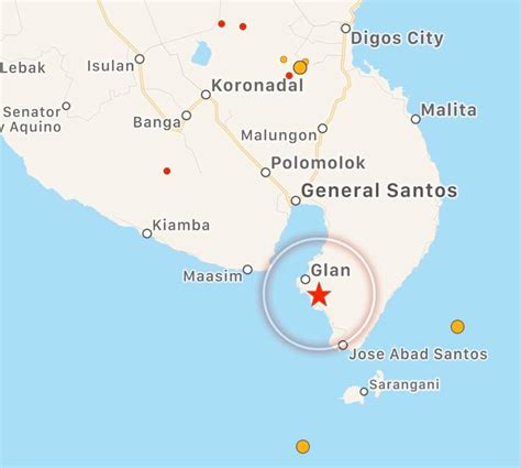 Terremoto Violenta Scossa Nelle Filippine Epicentro A Glan Nel Sud