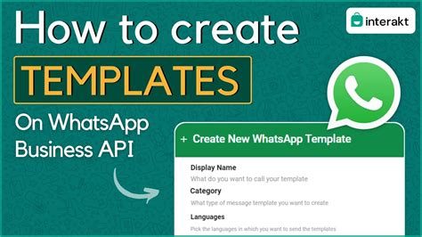 How To Create Templates For Whatsapp Business Api Interakt Youtube