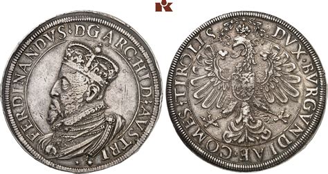 Erzherzog Ferdinand 1564 1595 Doppelter Reichstaler O J Posthume