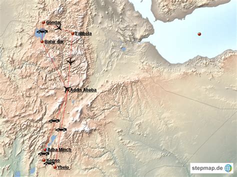 Stepmap Thiopien Landkarte F R Deutschland