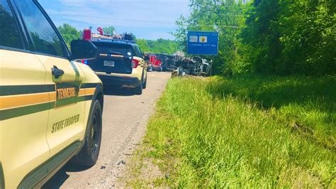 Thp Lanes Back Open After Dump Truck Overturns On I 40 East Near