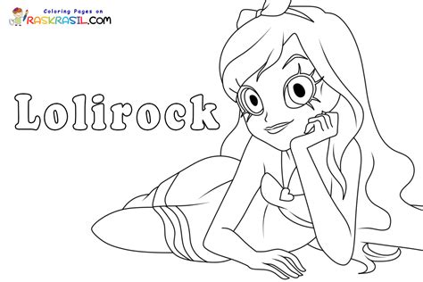 Lolirock Praxina Coloring Page Coloring Pages