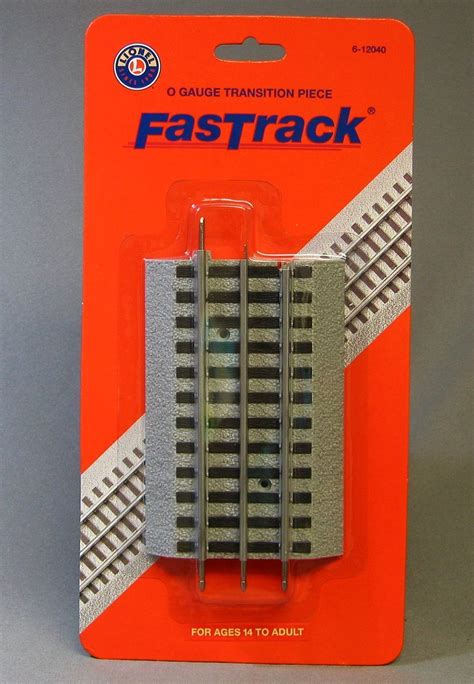 Lionel Fastrack Transition O Gauge Train Track Adapter Fast 3 Rail 6