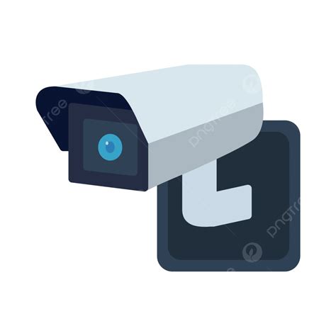 ícone Fkat Da Câmera De Segurança Vetor Png Câmera Cctv Monitoramento Imagem Png E Vetor