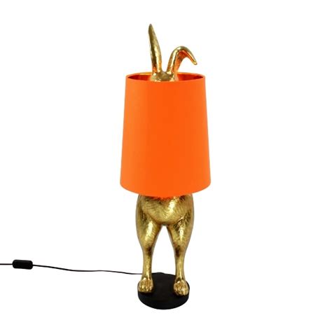 Tischlampe Tierlampe Hiding Bunny Orange H Cm Werner Vo