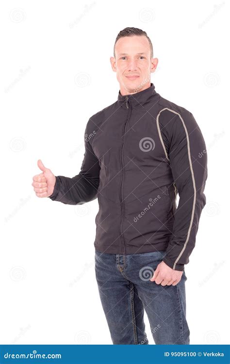 Levantamento Muscular Apto Do Homem Foto De Stock Imagem De Elegante