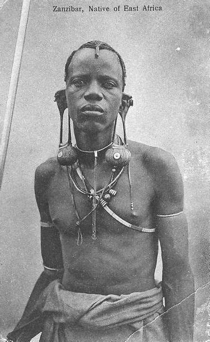 Africa Zanzibar Native Of East Africa Scanned Vintage Postcard Posted 1930 Africa