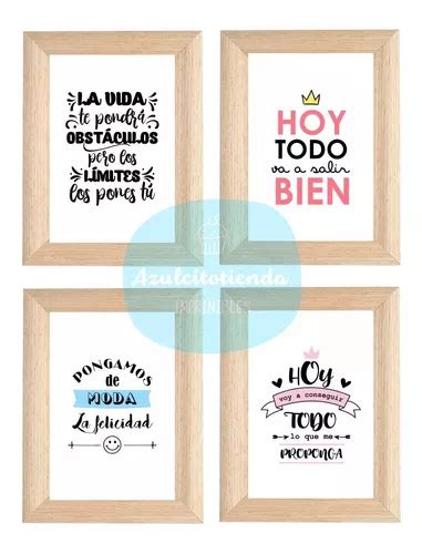 Kit Imprimible Láminas Con Frases Para Cuadritos O Frascos Mebuscar