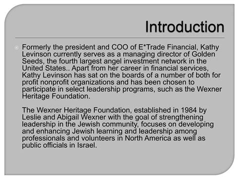 Mission and Programs of the Wexner Heritage Foundation