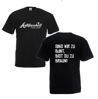 T Shirt Größe S 4XL Antifaschist Gegen Nazis FCK NZS Fight Back