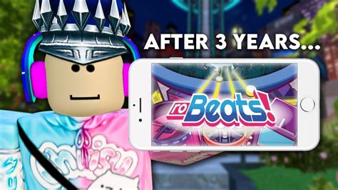 Playing Robeats ON MOBILE AGAIN AFTER 3 YEARS Roblox YouTube