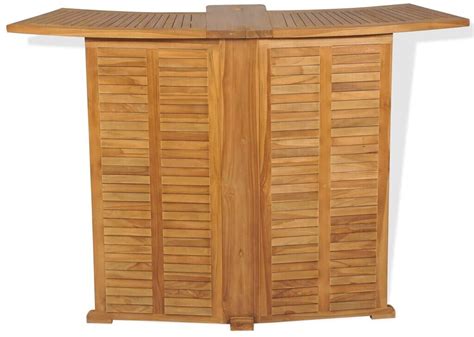 VidaXL Klappbarer Bartisch 155x53x105 Cm Teak Massiv Ab 318 00