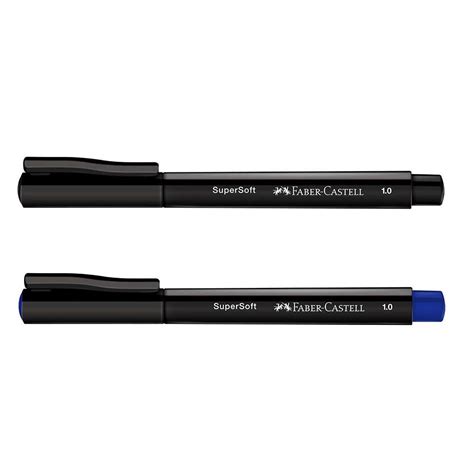 Caneta Hidrográfica Ponta Porosa Supersoft Pen 1 0 mm Unidade